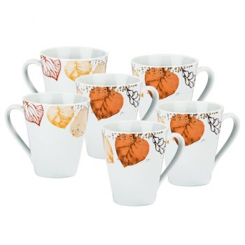 993781 6-dielna sada hrnčekov Autumn, 290 ml