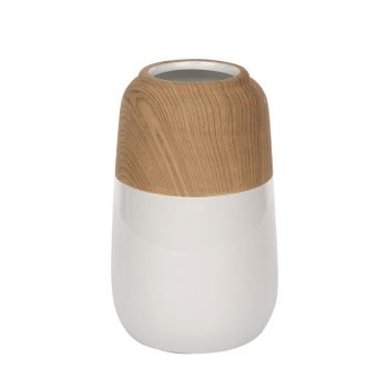 Altom Porcelánová váza Wood, 12,5 x 19,5 cm