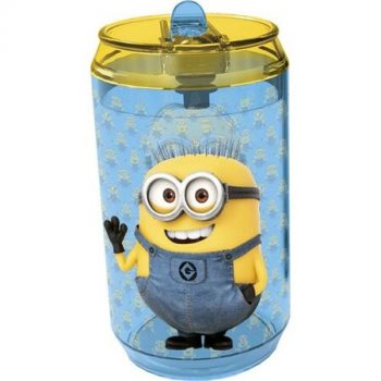 BANQUET MINIONS Fľaša plastová so slamkou 410 ml 1233MN76220