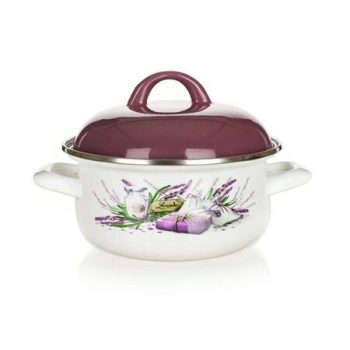 Banquet LAVENDER smaltovaný kastról, 18 cm, 18 cm