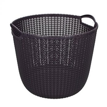 Curver Kôš okrúhly Knit 30 l, tmavofialová