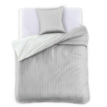 DecoKing Saténové obliečky Herringbone, 140 x 200 cm, 70 x 90 cm, 140 x 200 cm, 70 x 90 cm