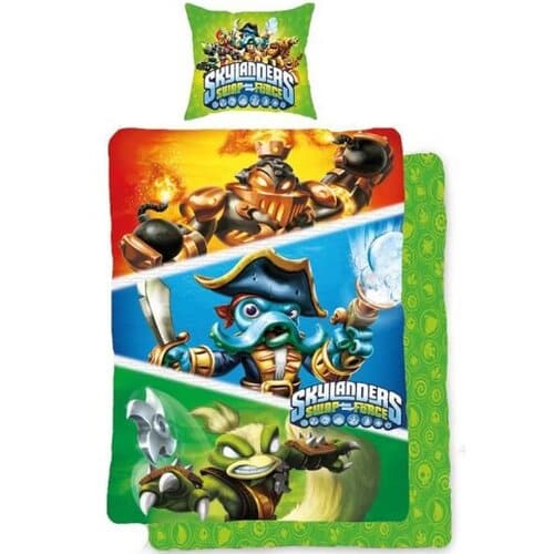 Halantex Detské bavlnené obliečky Sky Landers 0025, 140 x 200 cm, 70 x 90 cm