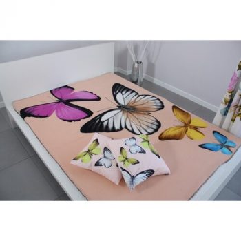 Domarex Deka BUTTERFLY 3D krémová, 150 x 200 cm