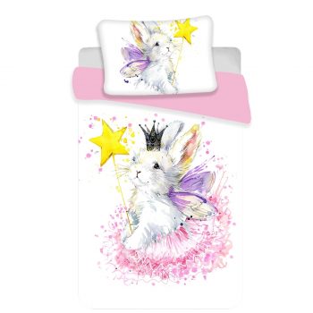 Jerry Fabrics Detské bavlnené obliečky do postieľky Bunny baby, 100 x 135 cm, 40 x 60 cm