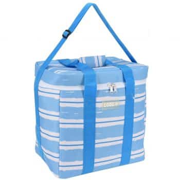 Koopman Chladiaca taška Nautical modrá, 34 x 22 x 34 cm