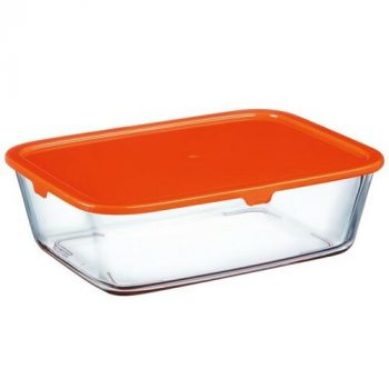 Mäser Sada sklenených dóz Basics, 3 ks, červená