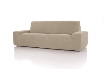 Forbyt, Poťah multielastický, Cagliari, svetlobéžová dvojkreslo, 140 - 180 cm