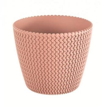 Prosperplast Obal na kvetináč Splofy broskyňová, pr. 26 cm