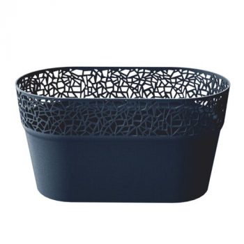 Prosperplast Obal na kvetináč Tree antracitová, 27,5 cm
