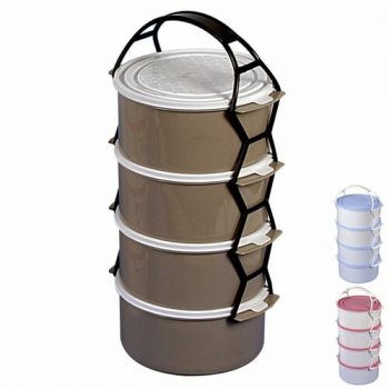 Plastový obedár 4x1,15 l