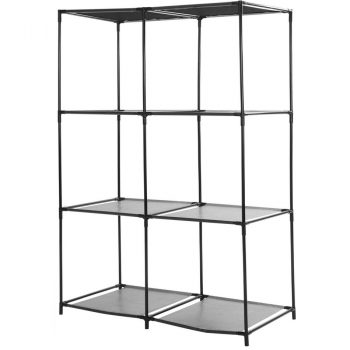 Plastový policový regál 68 x 34 x 104 cm