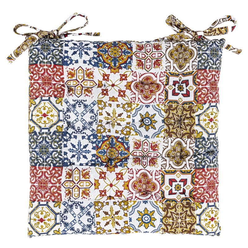 Trade Concept Sedák Red Tiles prešívaný, 40 x 40 cm