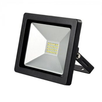 Solight LED vonkajší reflektor SLIM, 20W, 1400lm, 3000K, čierny