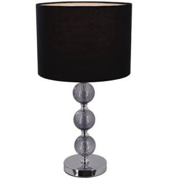 Tempo Kondela Stolná lampa Jade 7, čierna