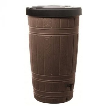 Sud na dažďovú vodu Woodcan 265 l, hnedá,