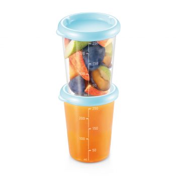 TESCOMA dóza PAPU PAPI 250 ml, 2 ks, modrá, 250 ml