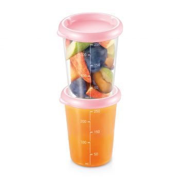 TESCOMA dóza PAPU PAPI 250 ml, 2 ks, ružová