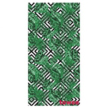 Towee rýchloschnúca osuška MONSTERA, 80 x 160 cm