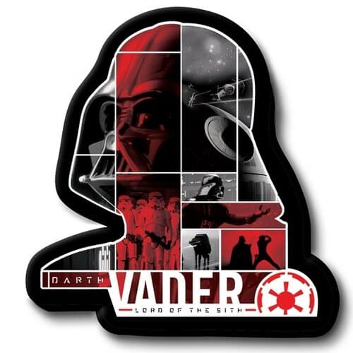 Jerry Fabrics Tvarovaný vankúšik Darth Vader, 31 x 19 cm