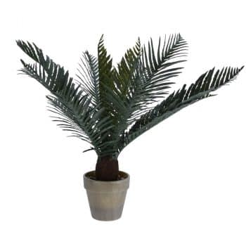 Koopman Umelá Palma v kvetináči tmavozelená, 50 cm
