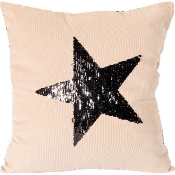 Koopman Vankúšik Stars béžová, 45 x 45 cm