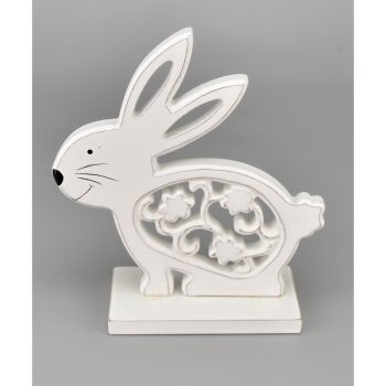 Veľkonočný drevený zajačik Antonín, 16,5 cm