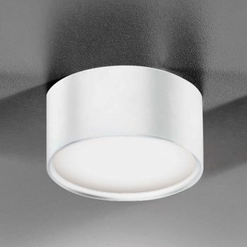 Decentné stropné LED svietidlo Mine biele 12 cm