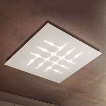 Pattern – štvorcové stropné LED svetlo, biele