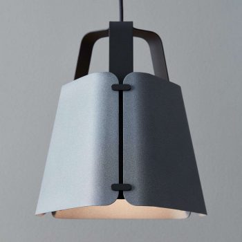 Závesná lampa Wrap, betónová štruktúra
