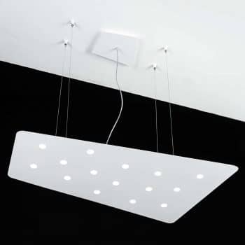 Fuorisquadra – asymetrické závesné LED svietidlo