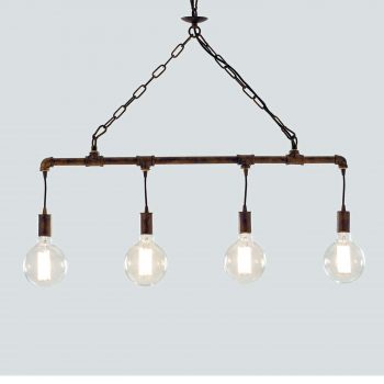 Závesná lampa Amarcord, 4-plameňová