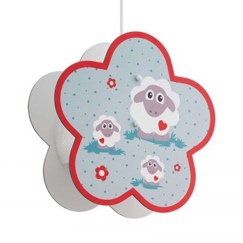 Závesná lampa Lalelu tvar oblaku