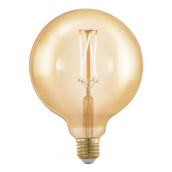 LED Globe E27 G125 4W 1 700 K zlatá stmievateľná