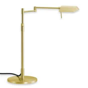 Stmievateľná stolná LED lampa Pur matná mosadz