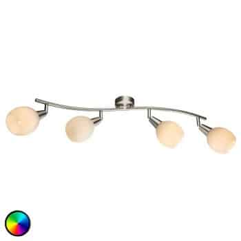 Štvor-plameňové RGB stropné LED svietidlo Kaiden