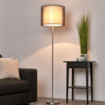 Stojaca lampa Nica hnedá
