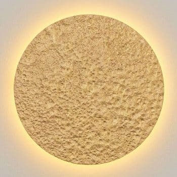 Nástenné LED svietidlo Meteor v zlatej Ø 55 cm