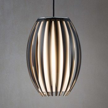 Závesná lampa Tentacle v dymovej sivej