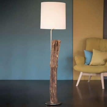 SrdceKrv Starý gavalier stojaca lampa drevo
