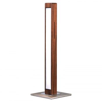 Srdcekrv Leonora stolná LED lampa orech