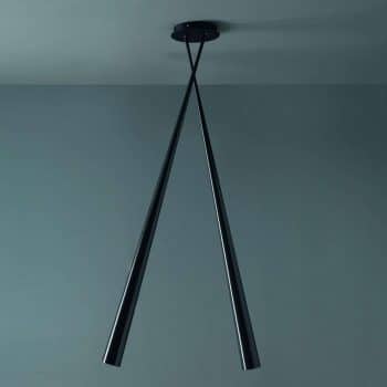 Dizajnová závesná lampa Drink Bicono, 127 cm