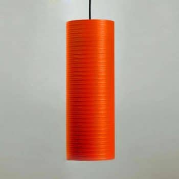 Tube závesná lampa, 30 cm, červená