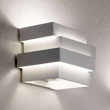 Nástenné LED svietidlo Escape Cube biele