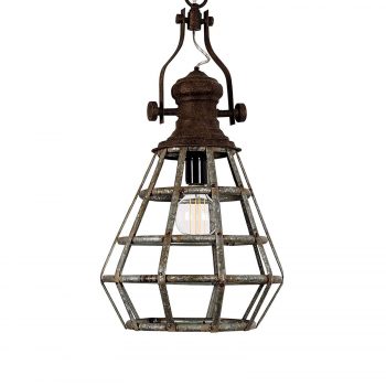 Rustikálna závesná lampa El Paso