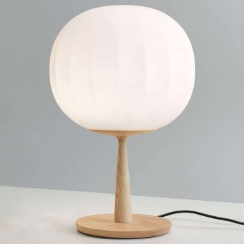 Luceplan stolná lampa Lita podstavec jaseň