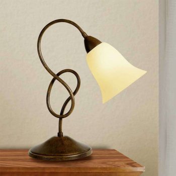 Stolná lampa Michele v štýle vidieckeho domu