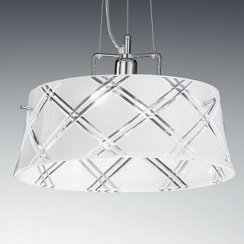 Závesná lampa Corallo 40 1-plameňová biela