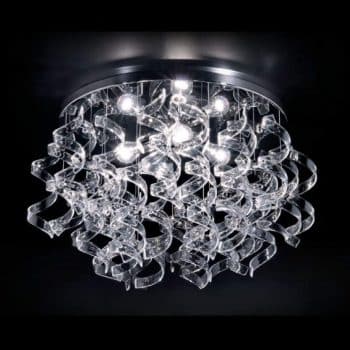 Stropné svietidlo Crystal, Ø 70 cm