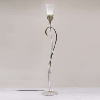 Stojaca lampa Siberia v striebre